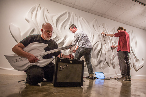 Creating at MBUS: Students and faculty members from the architecture and music departments collaborated to create 'ABYCTO,' a sonic art installation.