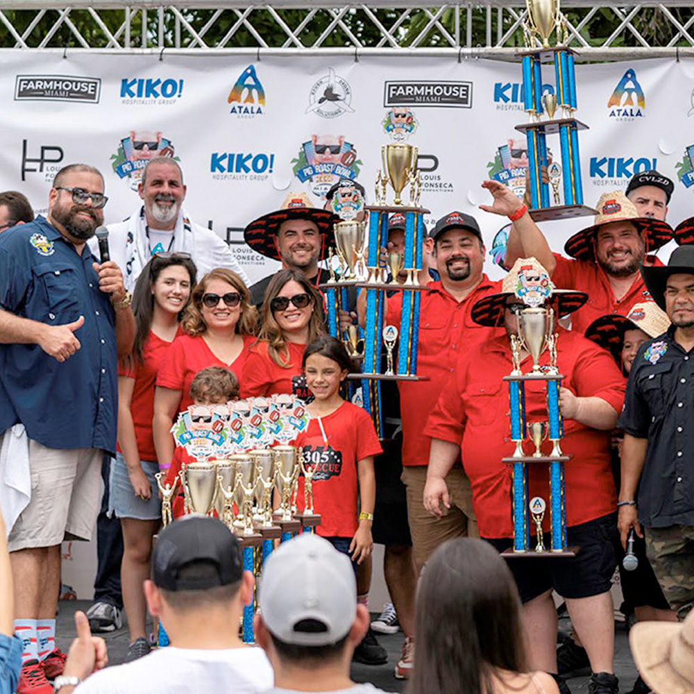 Former pig roast champions